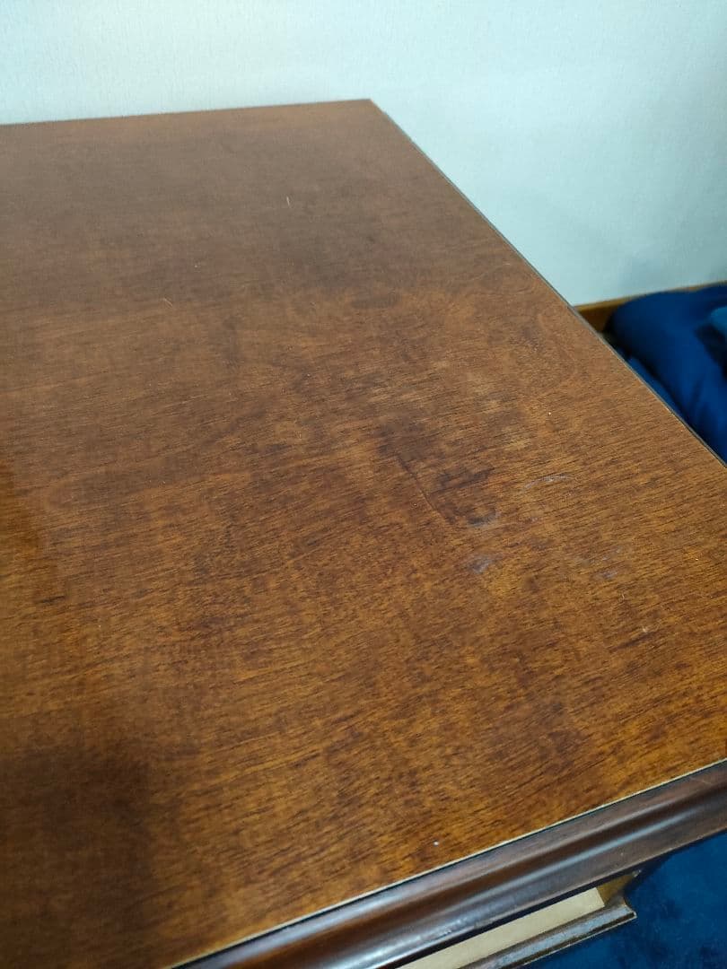 【希少】両袖文机　座机　ローデスク　書斎　 和家具　アンティーク　サクラ材