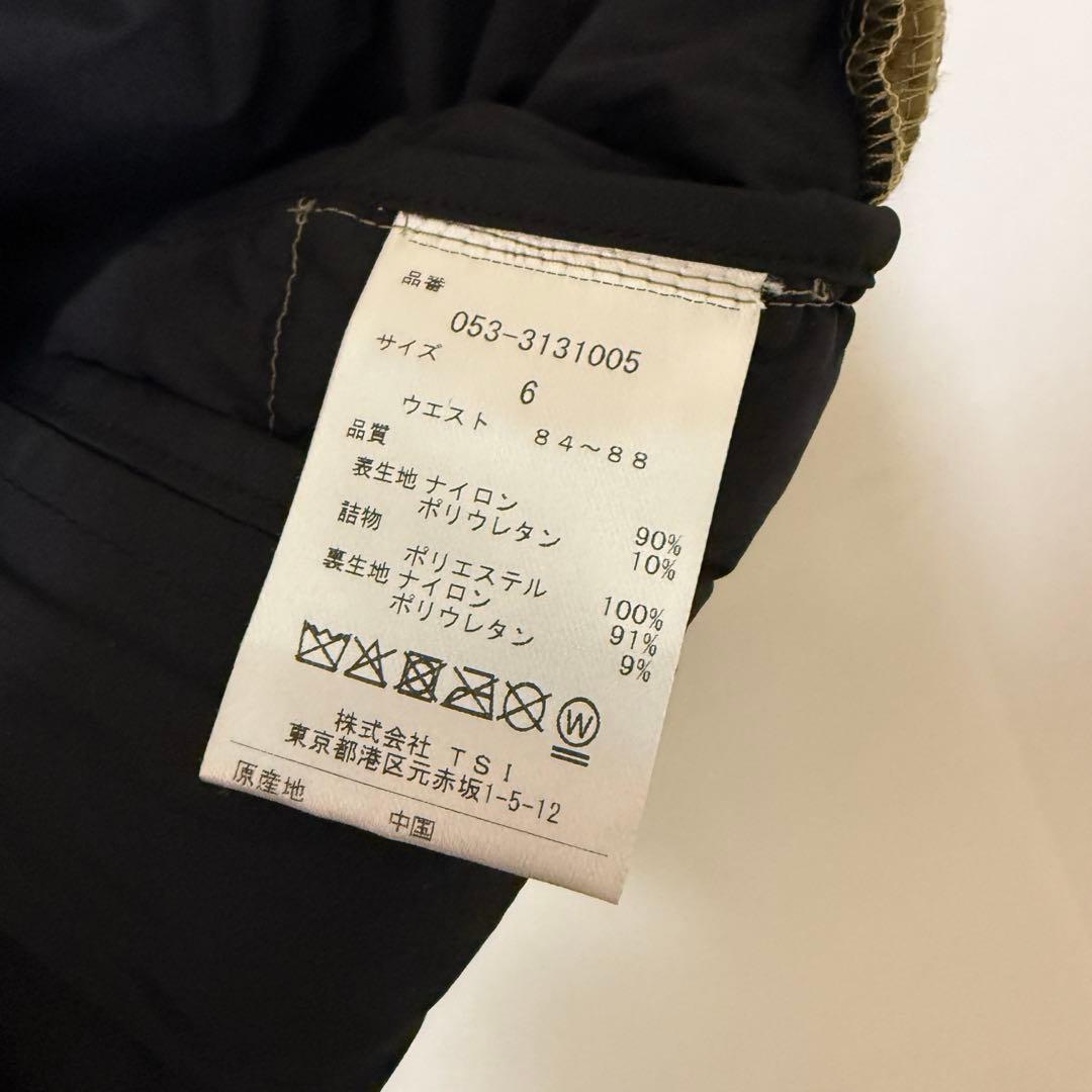 パーリーゲイツ　パンツ　中綿　ストレッチ　ベージュ　防寒　サイズ6　メンズ