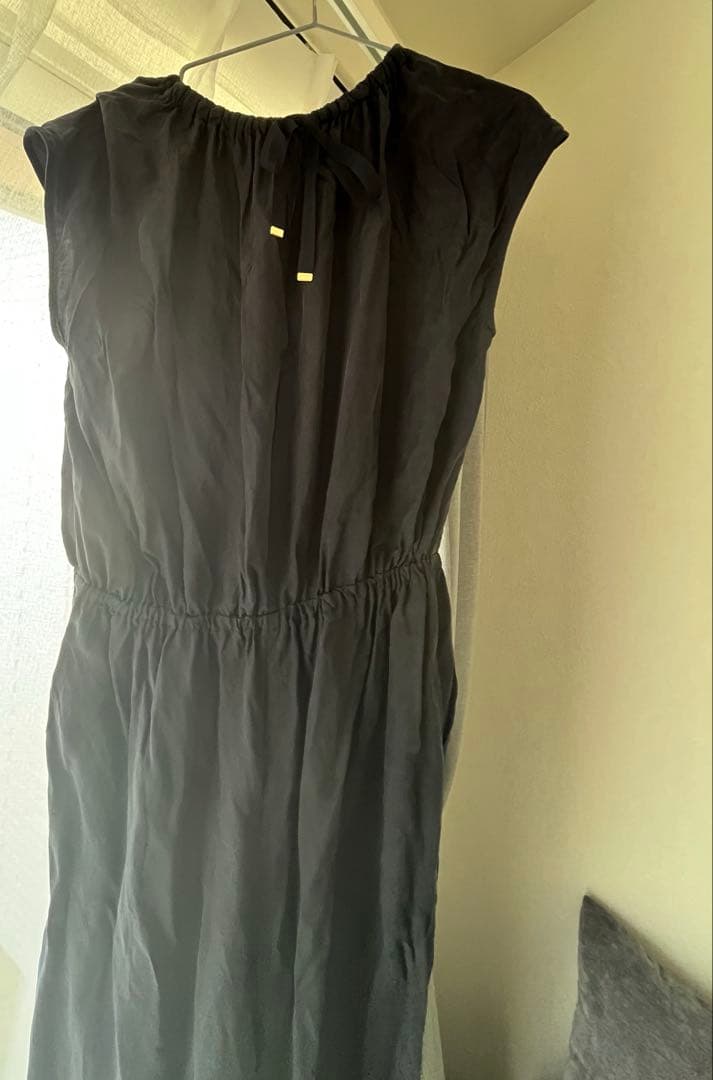 【Spick&Span】キュプラギャザーネックオールインワン