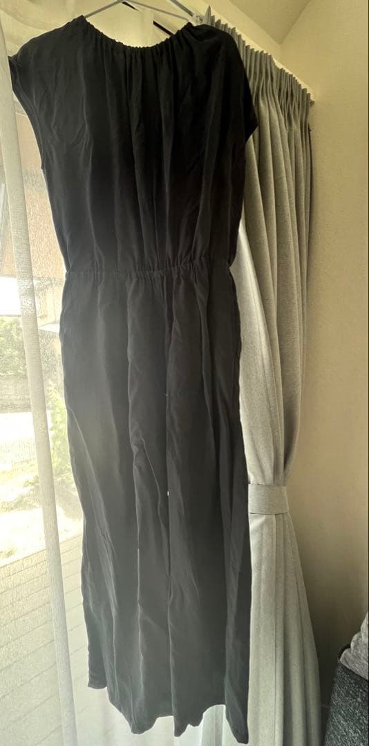 【Spick&Span】キュプラギャザーネックオールインワン