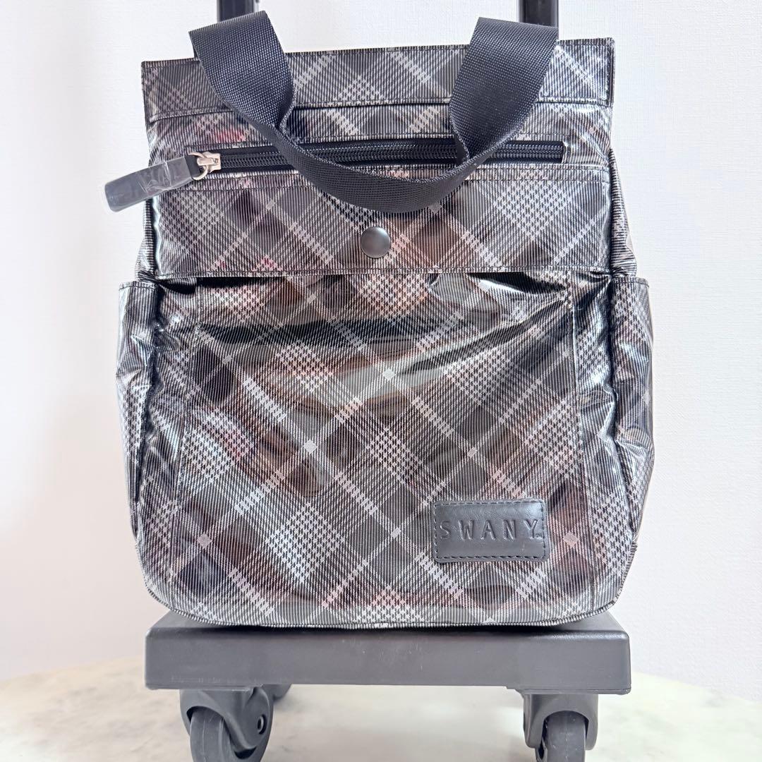 【新品】SWANYスワニー 支えるバッグ　キャリーバッグ　4輪　軽量