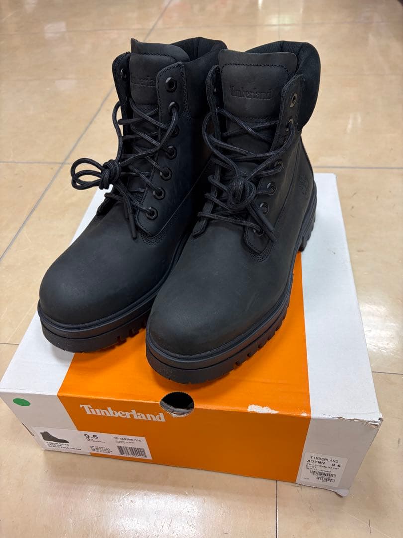 靴 Timberland premium WP boot black 27.5cm