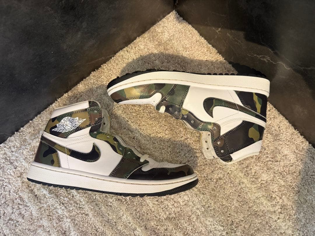 NIKE AIR JORDAN 1 HIGH GOLF CAMO 27㎝
