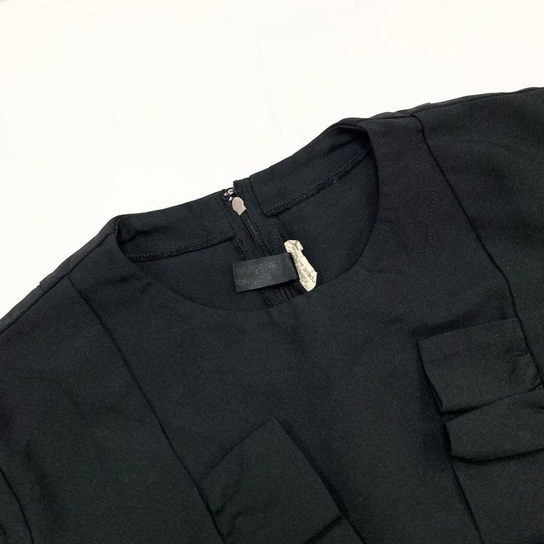 コムデギャルソン コムコム 19AW フリル ワンピース 黒M