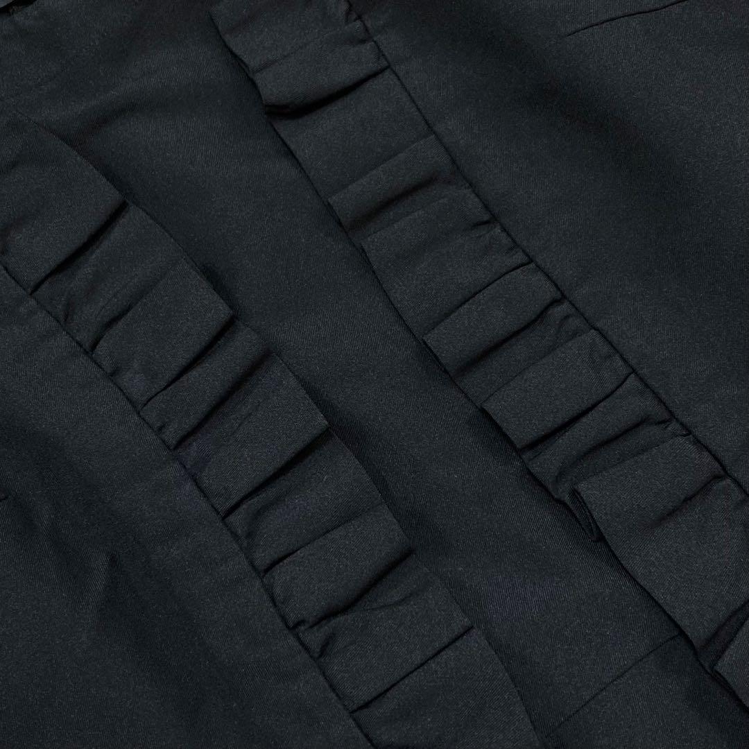 コムデギャルソン コムコム 19AW フリル ワンピース 黒M