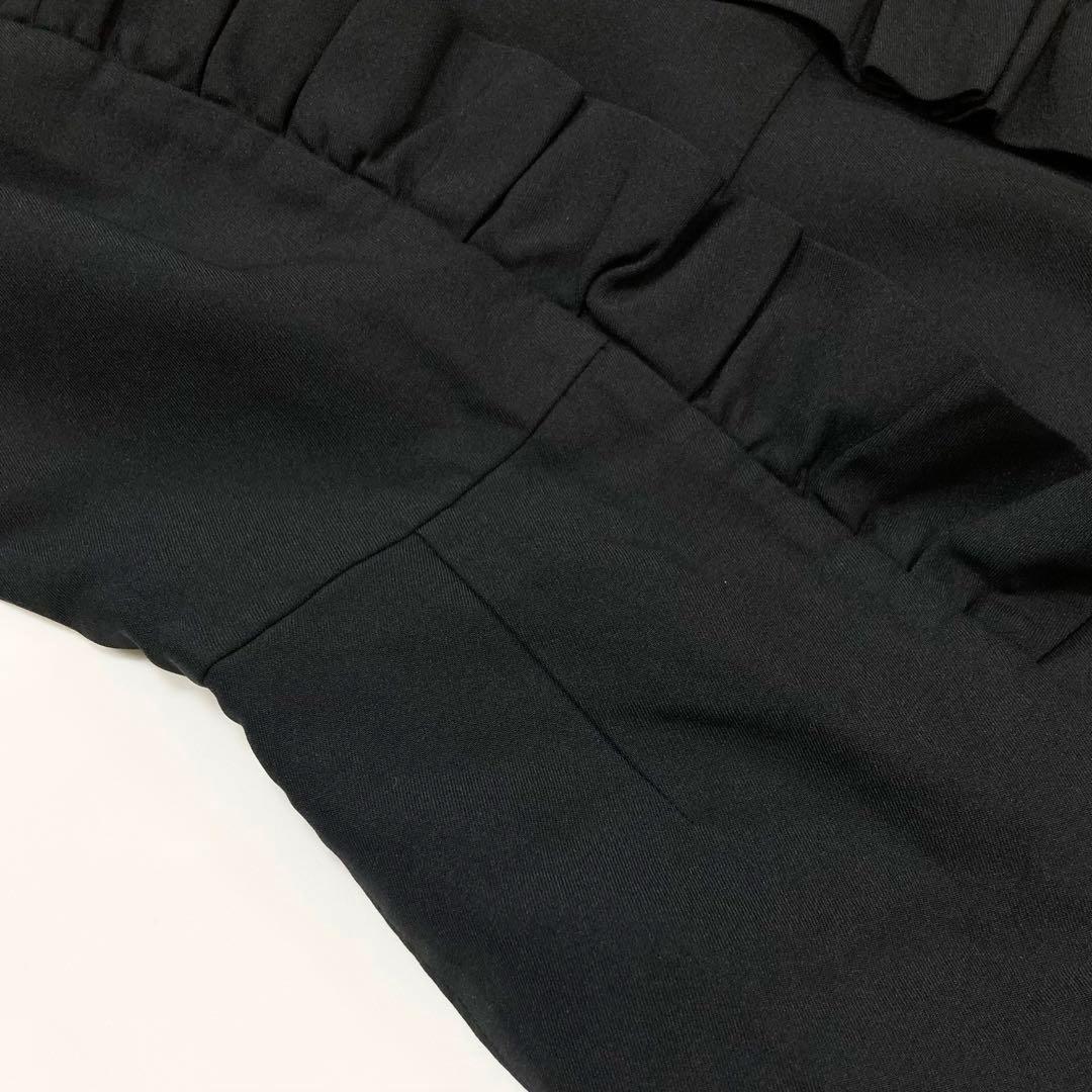 コムデギャルソン コムコム 19AW フリル ワンピース 黒M