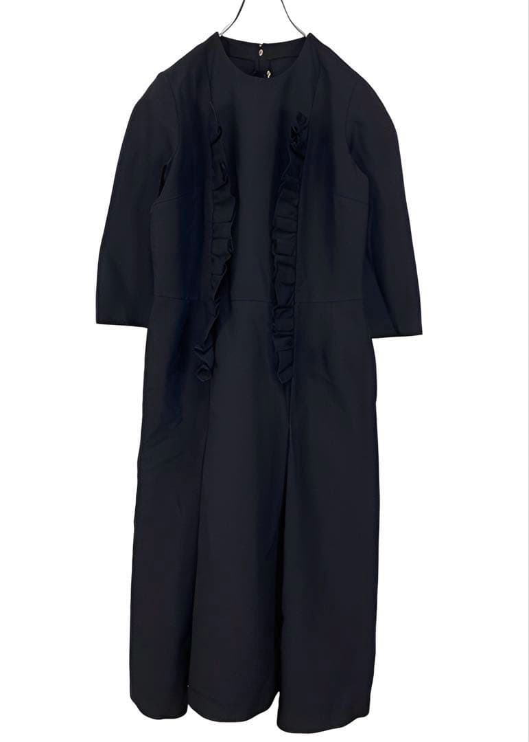コムデギャルソン コムコム 19AW フリル ワンピース 黒M