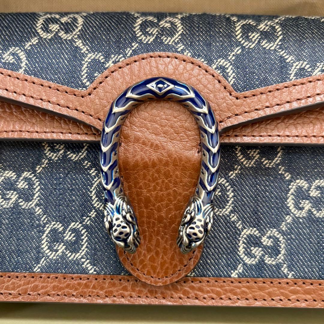 GUCCI ディオニュソスGGデニムチェーンショルダー