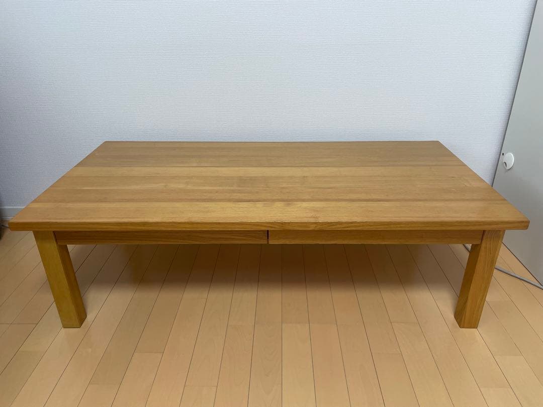 MUJI 無印良品 タモ材 ローテーブル 350H【絶版】