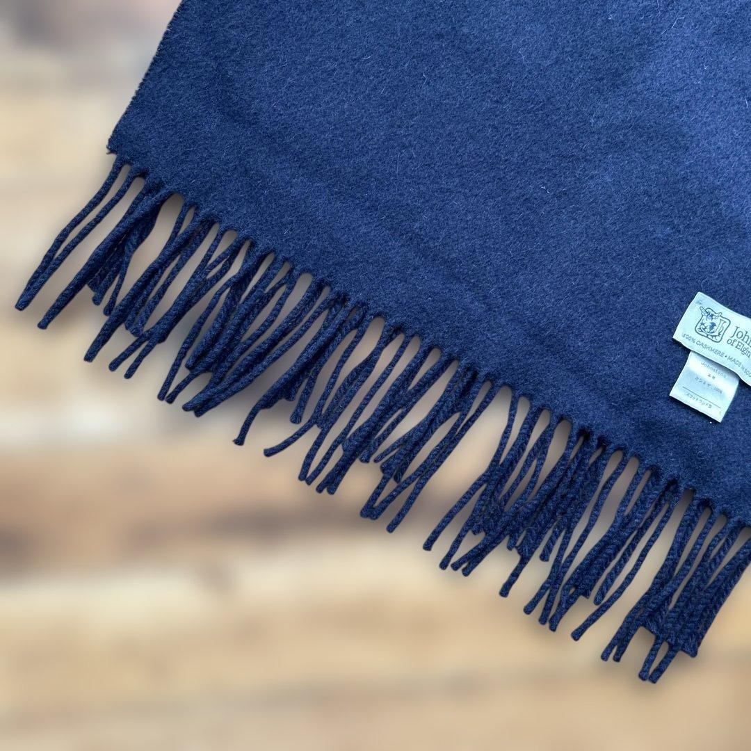 johnstons of elgin カシミアマフラー カシミヤ 100% 単色