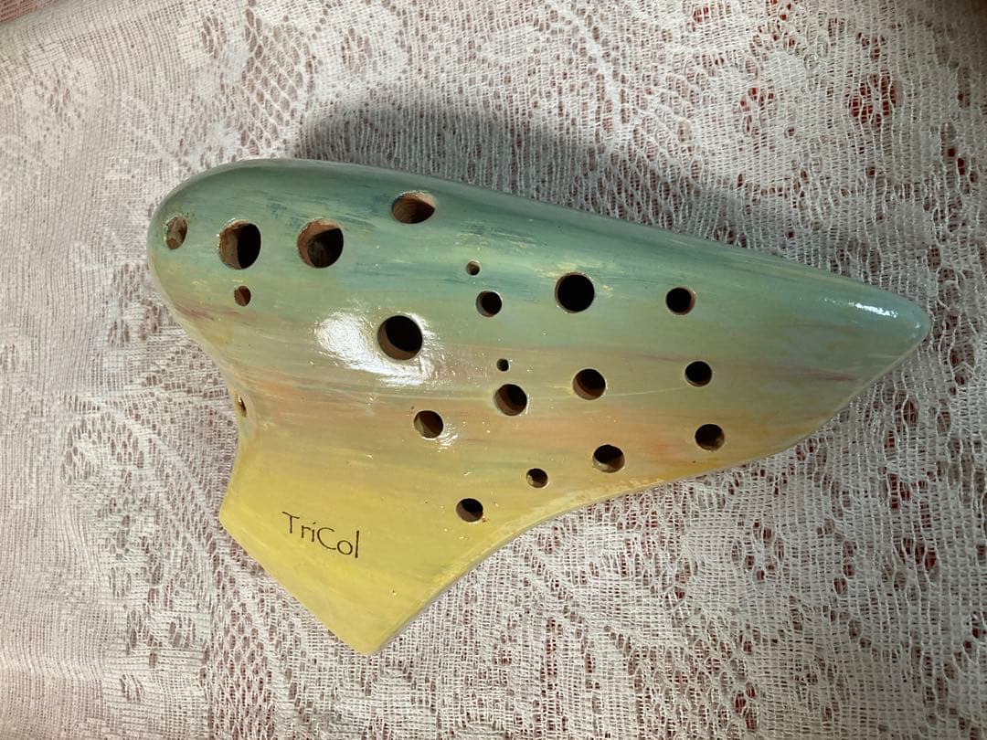 トリプルオカリナAC管♡TRICOL♡アルトC軽量で美しく吹きやすい複数管