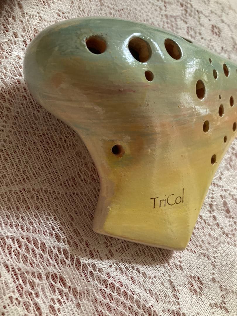 トリプルオカリナAC管♡TRICOL♡アルトC軽量で美しく吹きやすい複数管