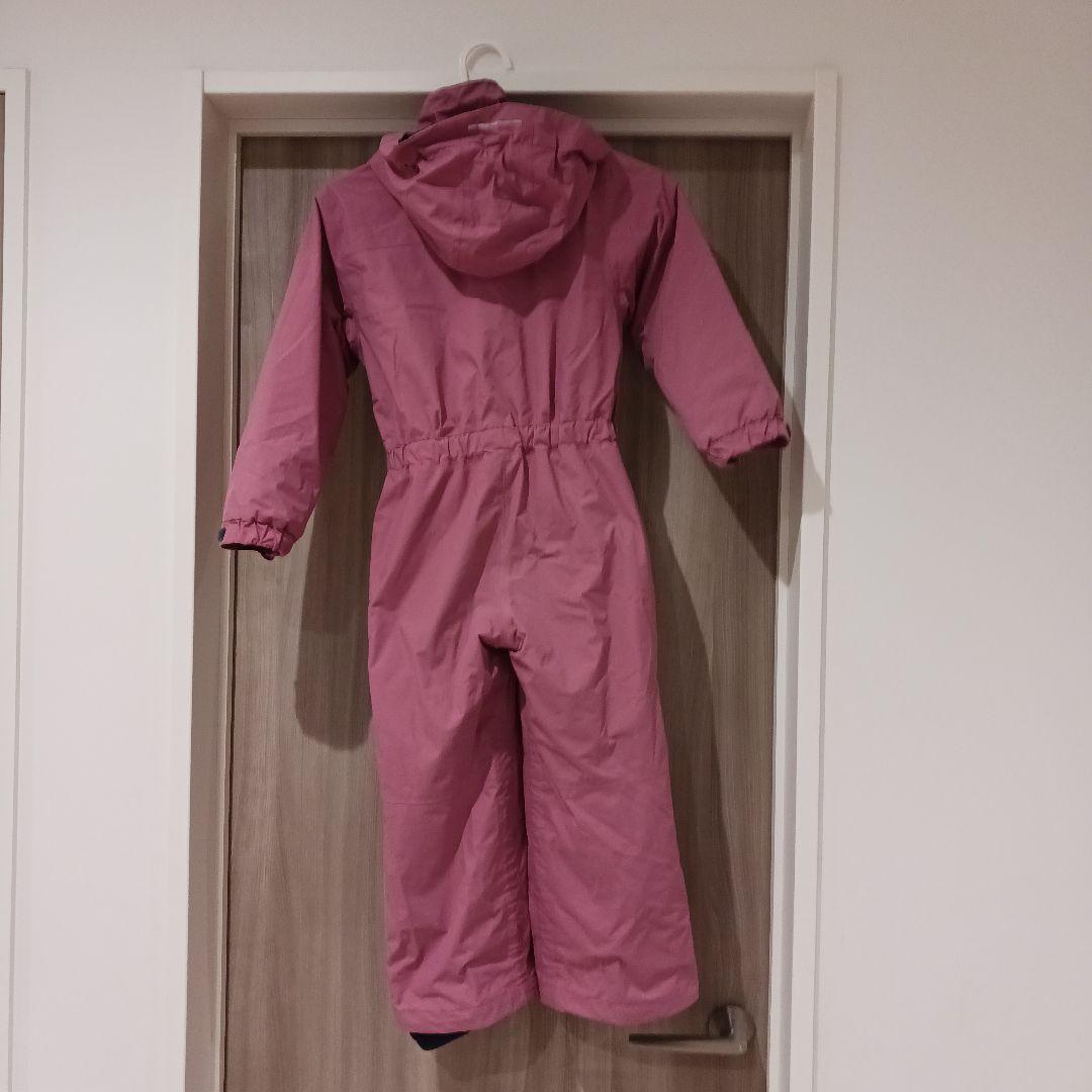 ノースフェイス　 スノーウェア110cm つなぎ　ピンク　女の子