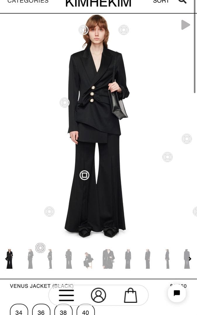 【定価以下試着のみタグあり】34 キムへキム ジャケット