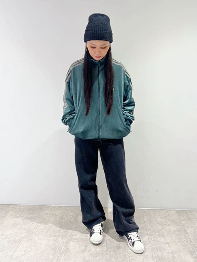 新品S◼️当日発送アディダスFB TT ファイヤーバード トラックトップベロア緑