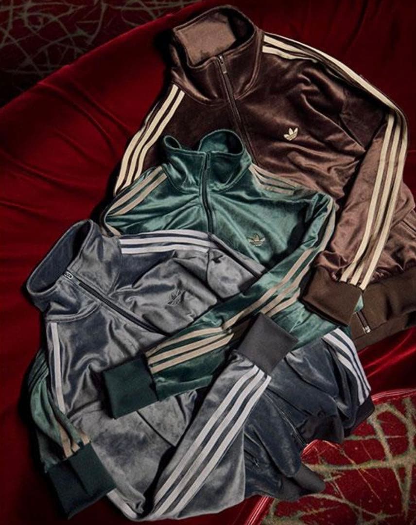 新品S◼️当日発送アディダスFB TT ファイヤーバード トラックトップベロア緑