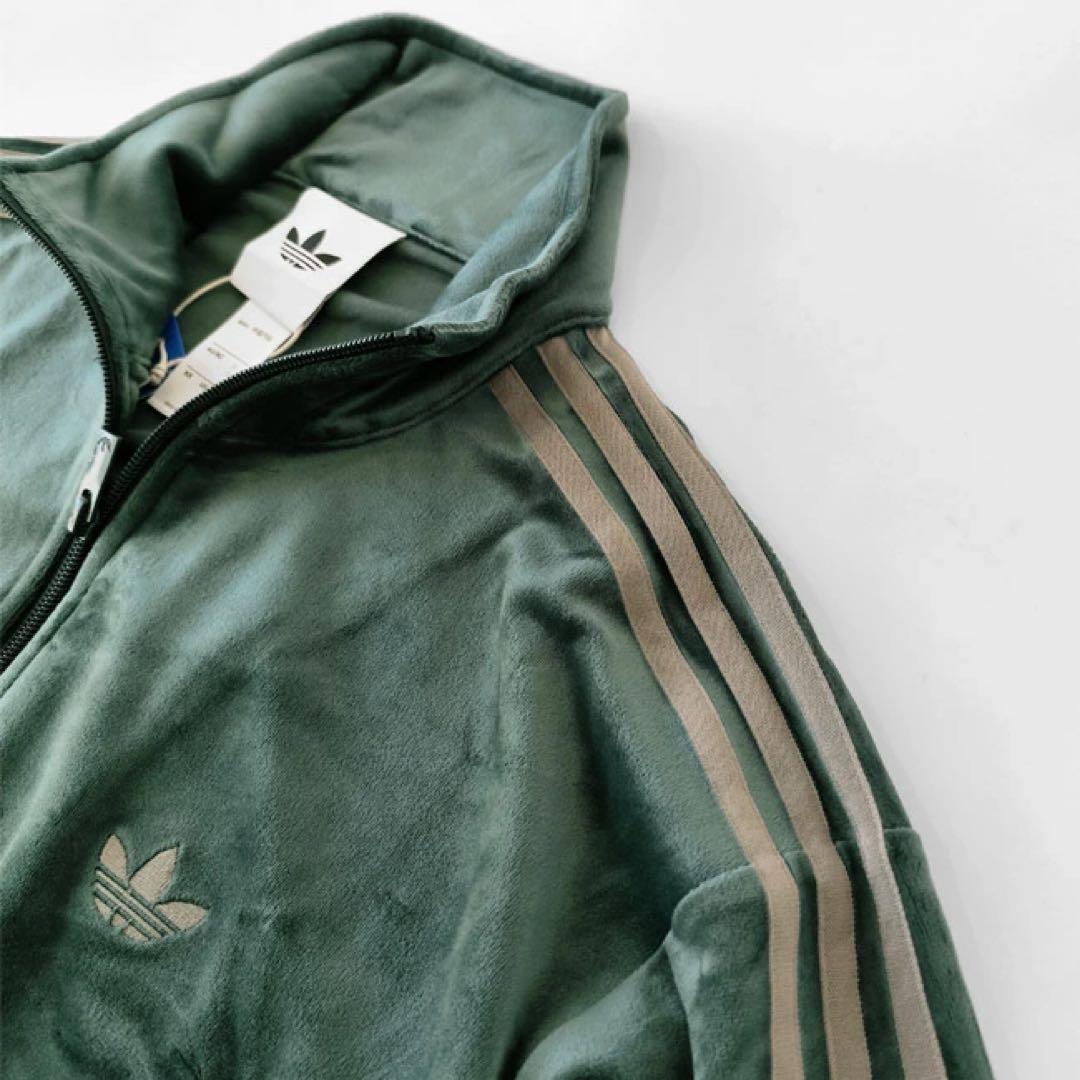 新品S◼️当日発送アディダスFB TT ファイヤーバード トラックトップベロア緑