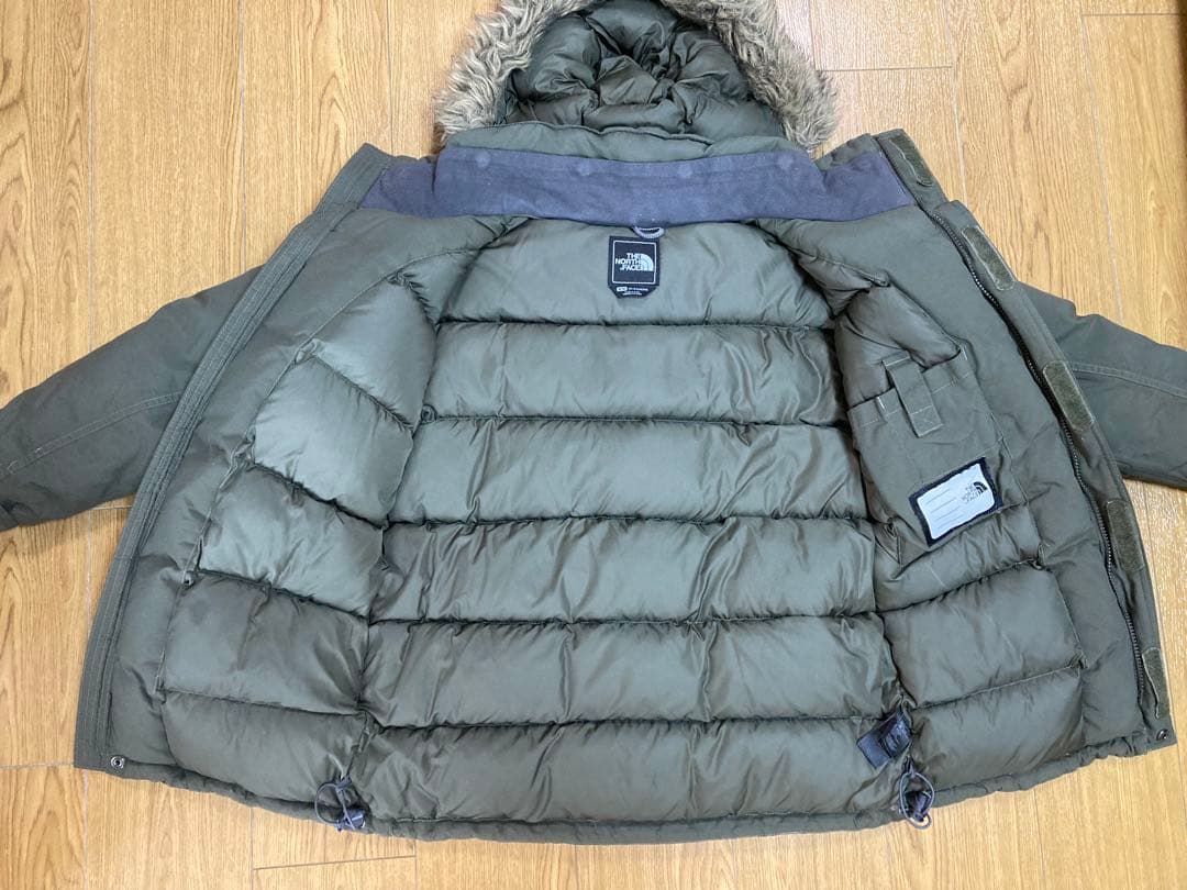 THE NORTH FACE グースダウンジャケット　キッズアウター　オリーブ