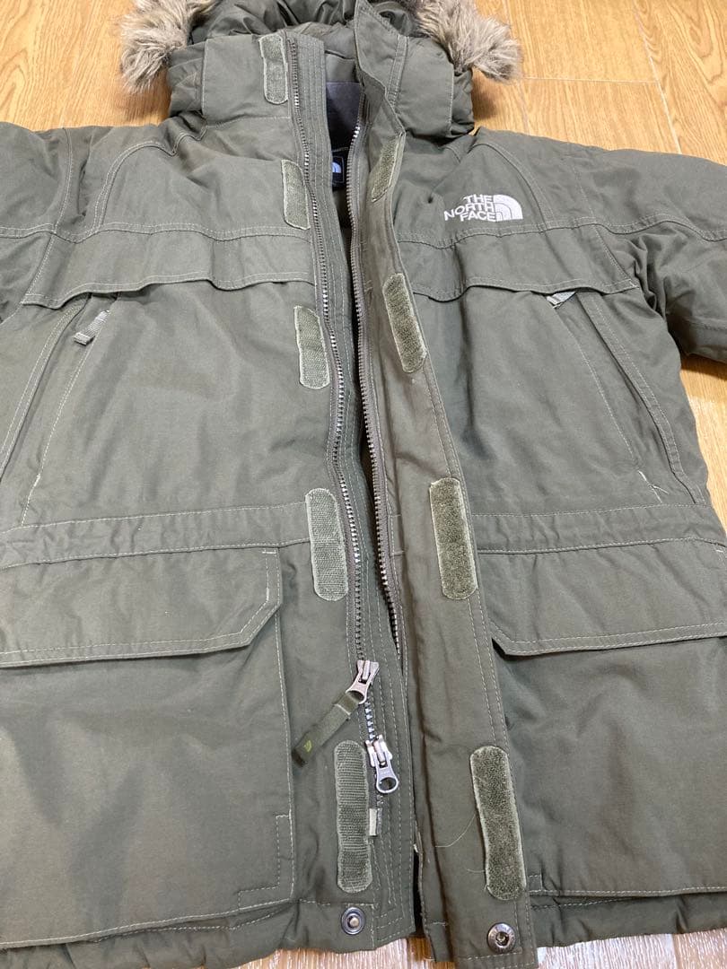 THE NORTH FACE グースダウンジャケット　キッズアウター　オリーブ