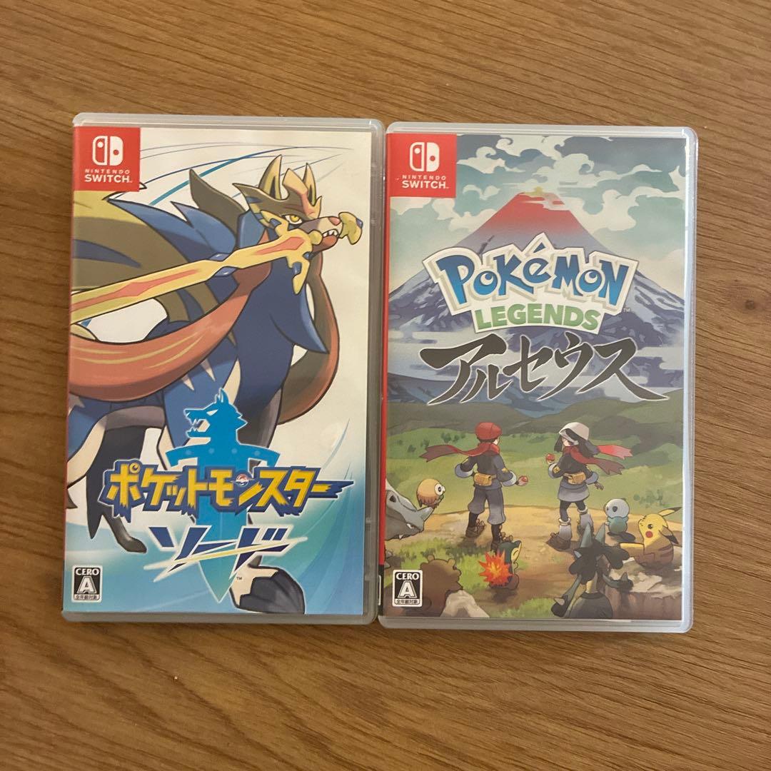 Suica ポケッモンスター ソード LEGENDSアルセウス 2点セット