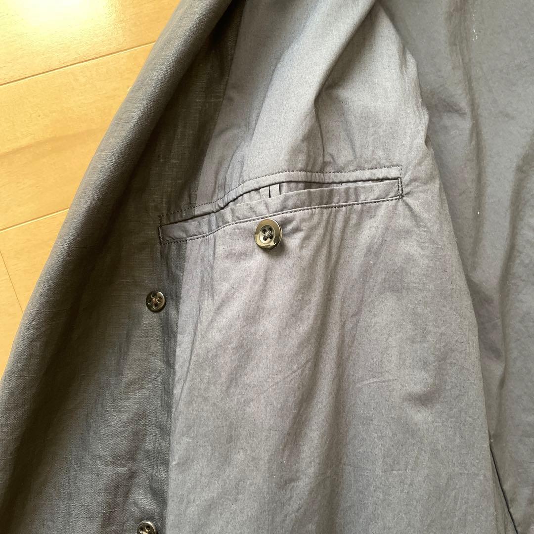 SCYE サイ　リネン　スプリングコート　ネイビー