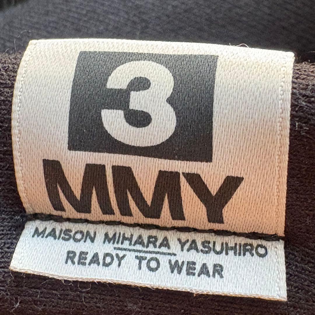 【美品✨】ミハラヤスヒロ ウエストタックフーディー パーカー ジップ 黒