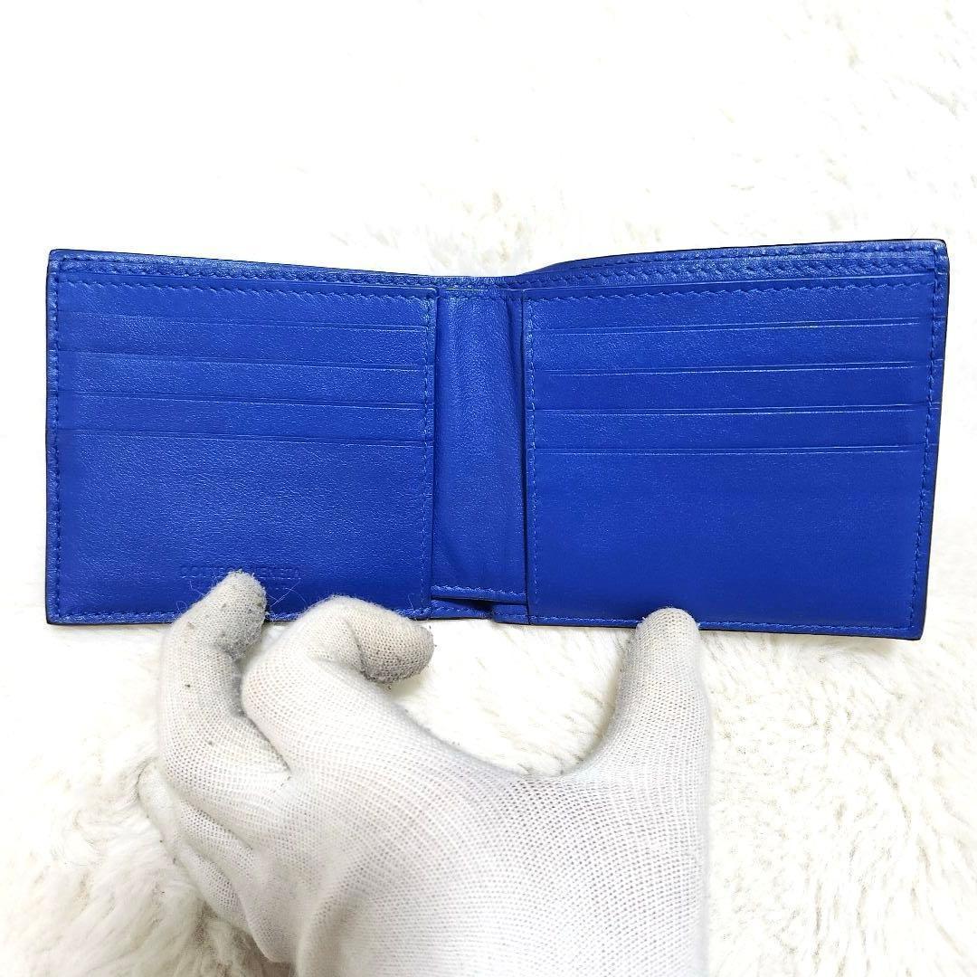 ✨未使用級　付属品あり✨ボッテガ　二つ折り　お札入れ　バイカラー　RFID搭載