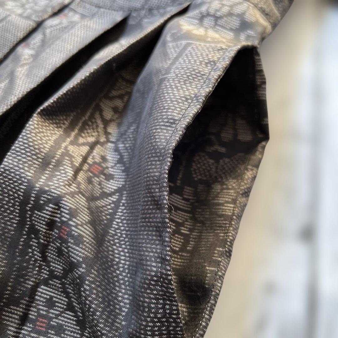 大島紬リメイクワンピース