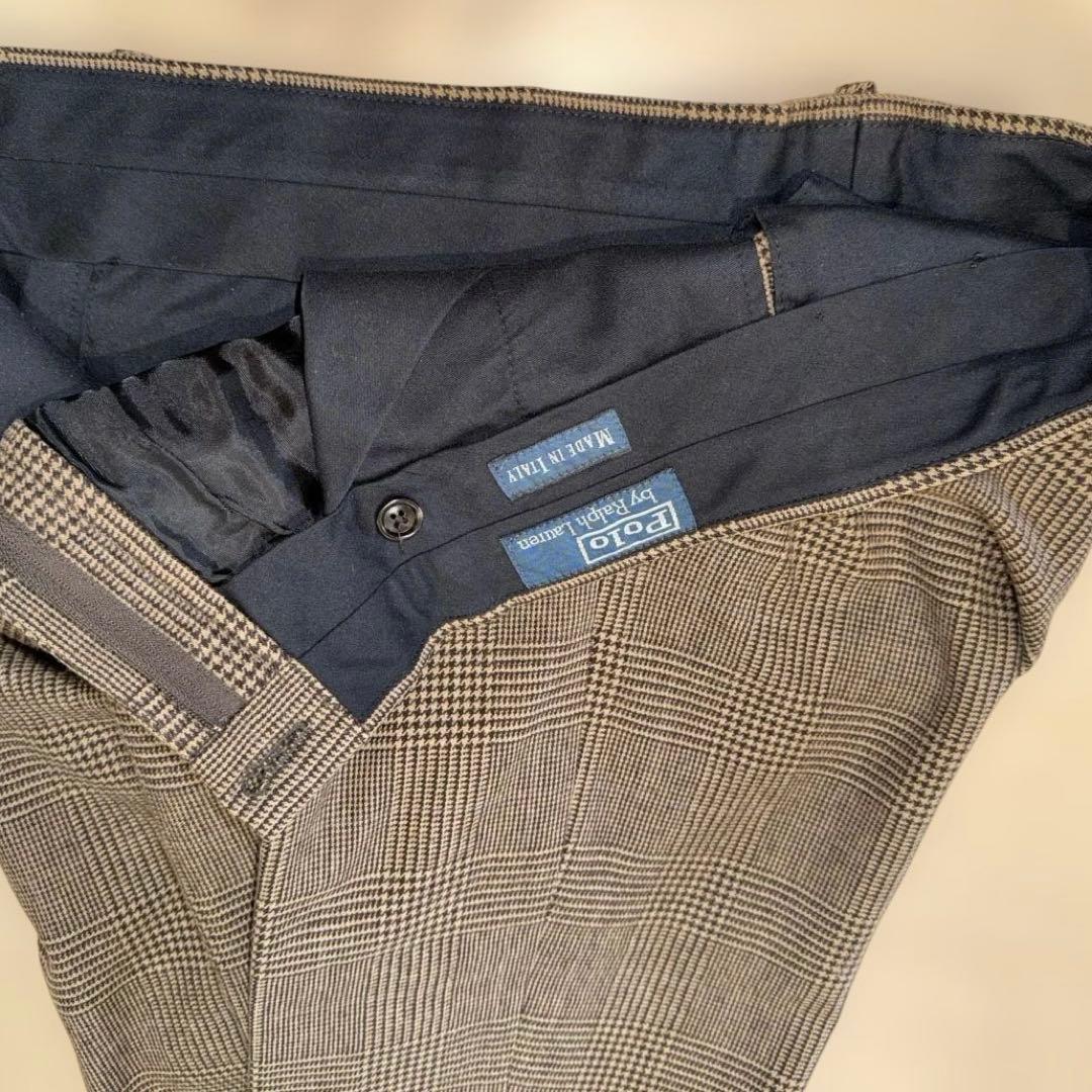 POLO RALPH LAURENラルフローレン◯茶系の冬用(生地厚め)スーツ