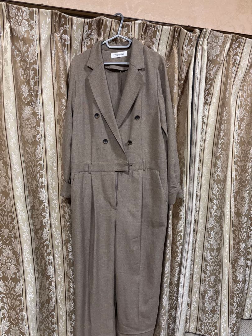 THE PAUSE ★ウィムガゼット　テーラーカラージャンプスーツ　一度着用