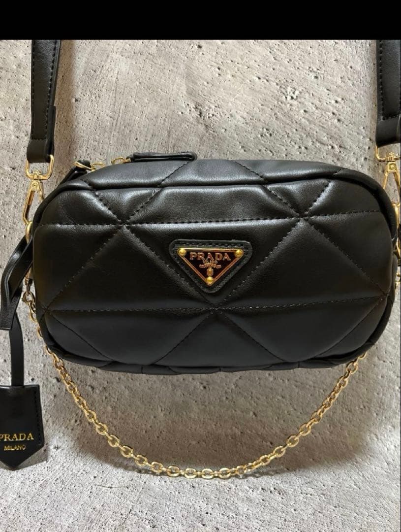 【翌日発送】プラダ　ブラック ショルダーバッグ2WAY ノベルティ　新品