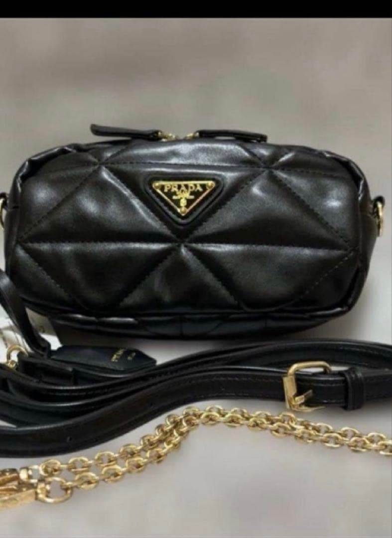 【翌日発送】プラダ　ブラック ショルダーバッグ2WAY ノベルティ　新品