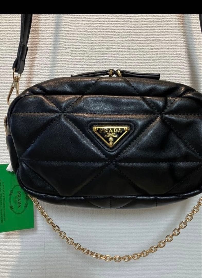 【翌日発送】プラダ　ブラック ショルダーバッグ2WAY ノベルティ　新品
