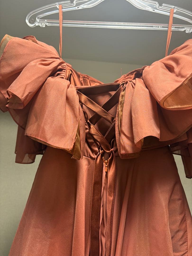 THE URBAN BLANCHE　2WAY フリル　カラードレス