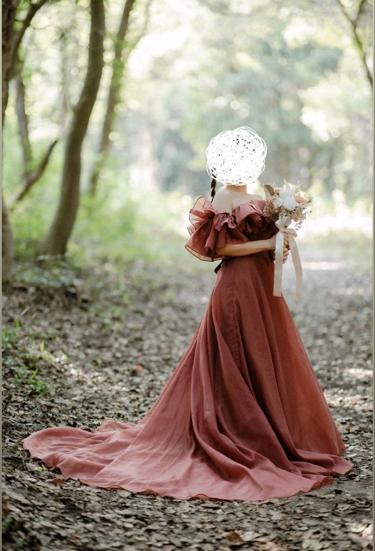 THE URBAN BLANCHE　2WAY フリル　カラードレス