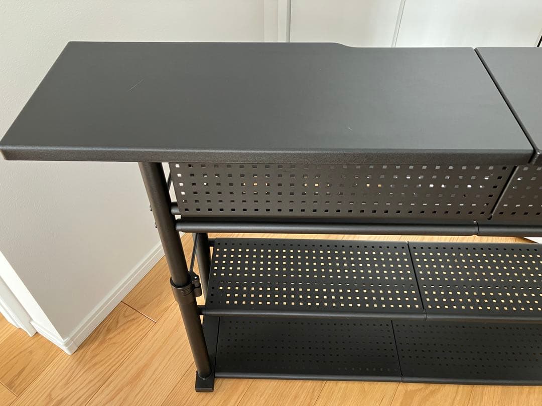 Bauhutte バウヒュッテ エクステンションデスク BHC-1200H-BK