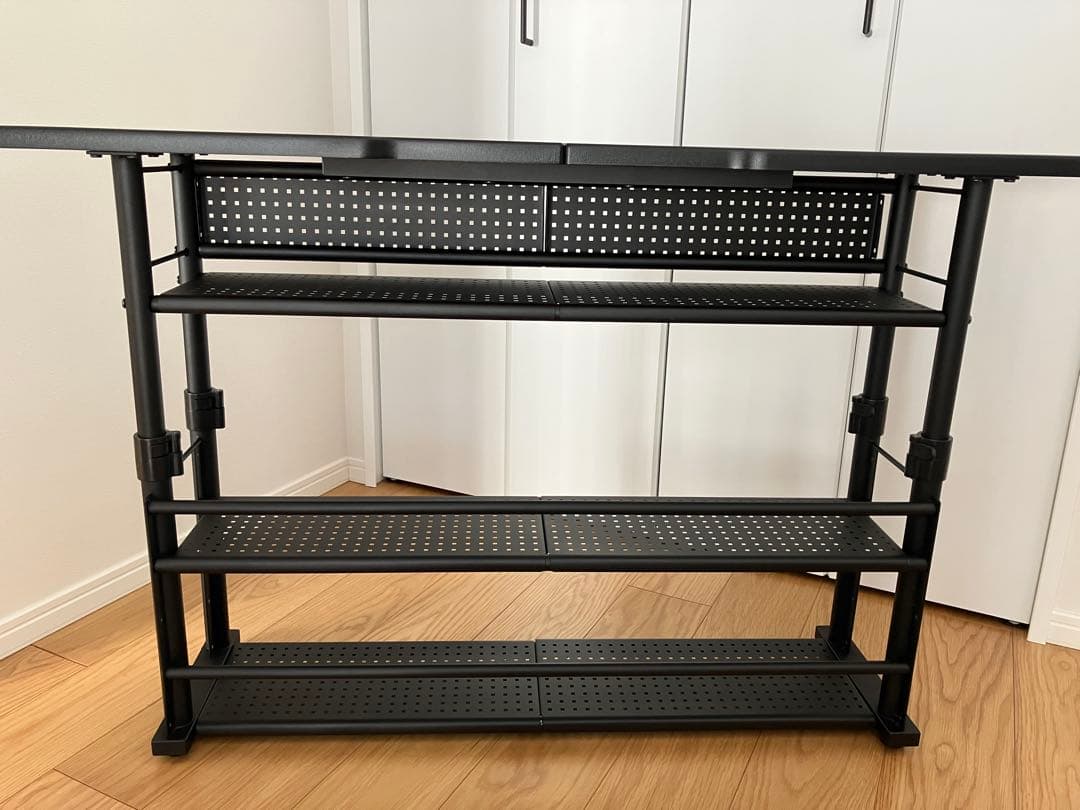 Bauhutte バウヒュッテ エクステンションデスク BHC-1200H-BK