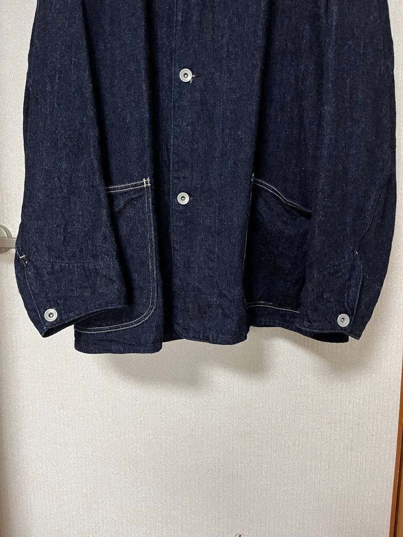 COMOLI24SS デニムワークジャケット サイズ2