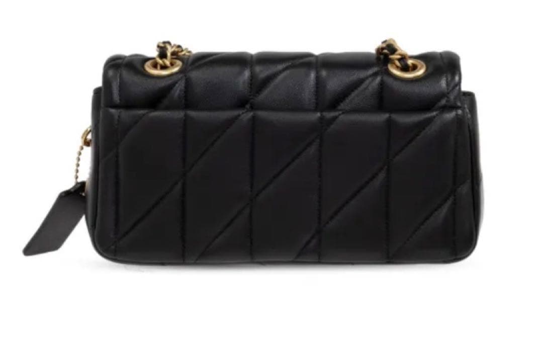 【新品】COACH タビー ショルダー バッグ 20・キルティング　ゴールド