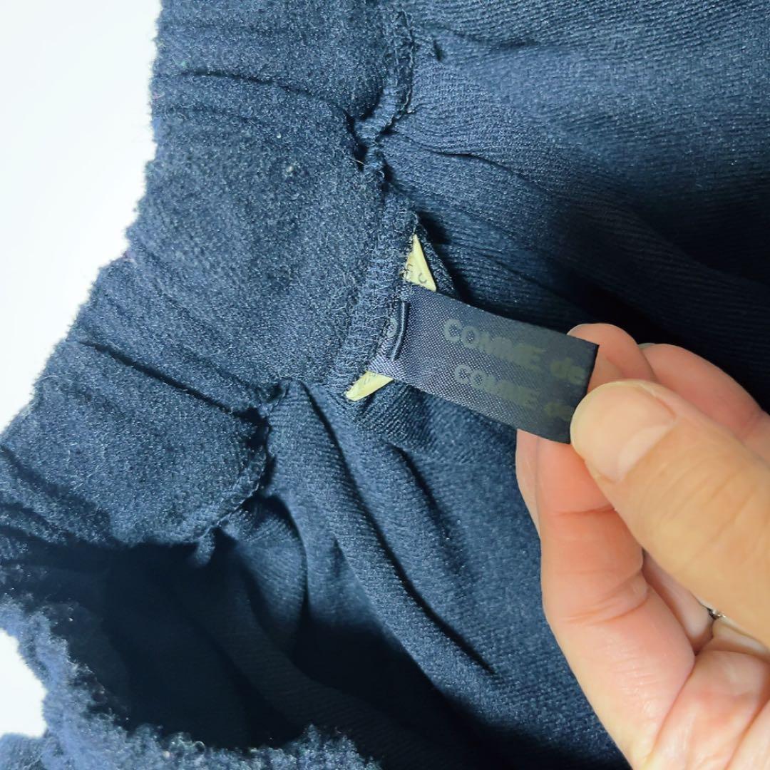 コムデギャルソン コムコム AD2011 サルエルクロップドパンツ ネイビー S