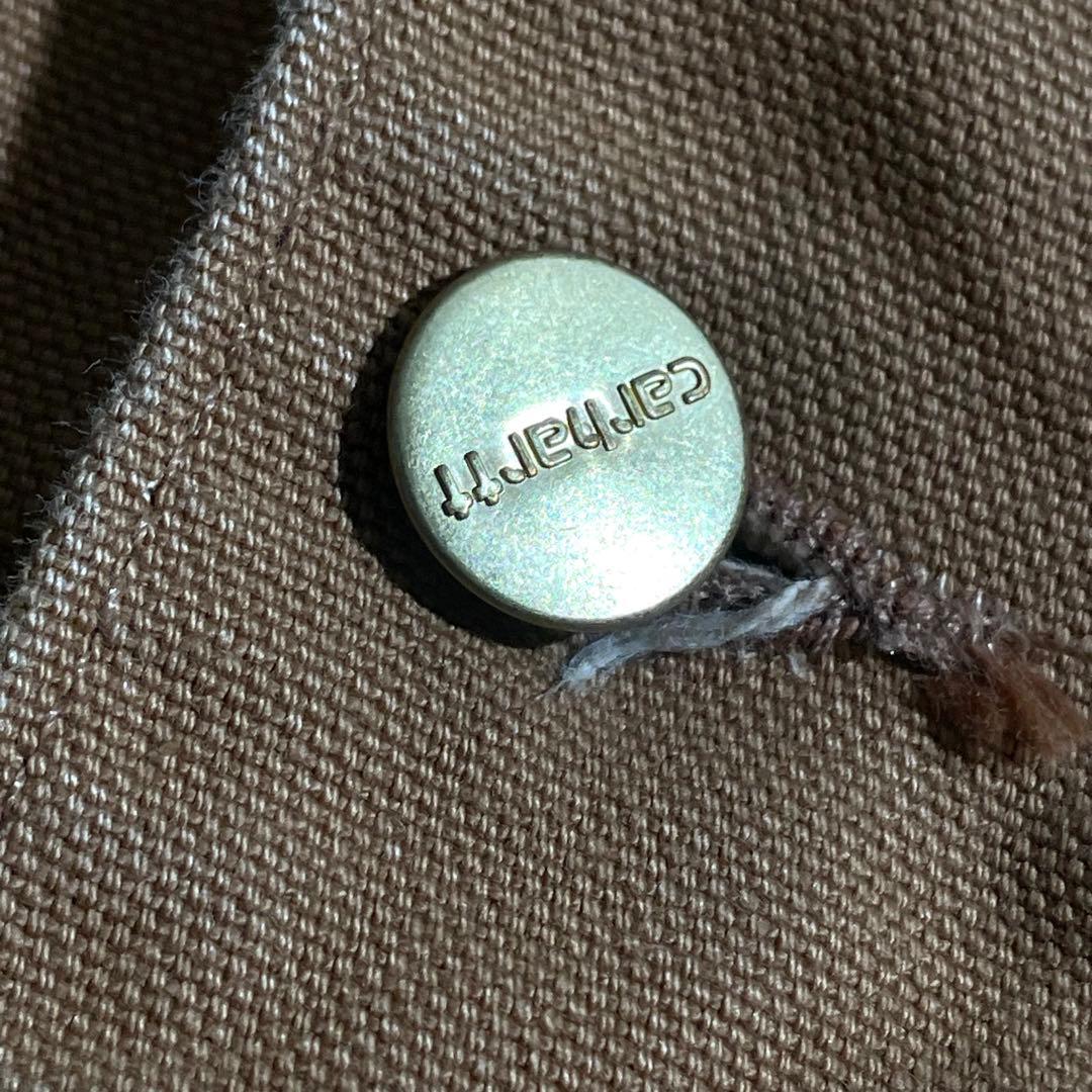 カーハート　カバーオール　ダックジャケット　企業ロゴ刺繍　メキシコ製　２XL