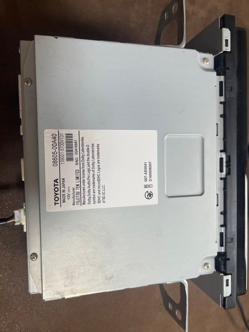 2018年地図データ付NSZT-Y66T トヨタ純正ナビ