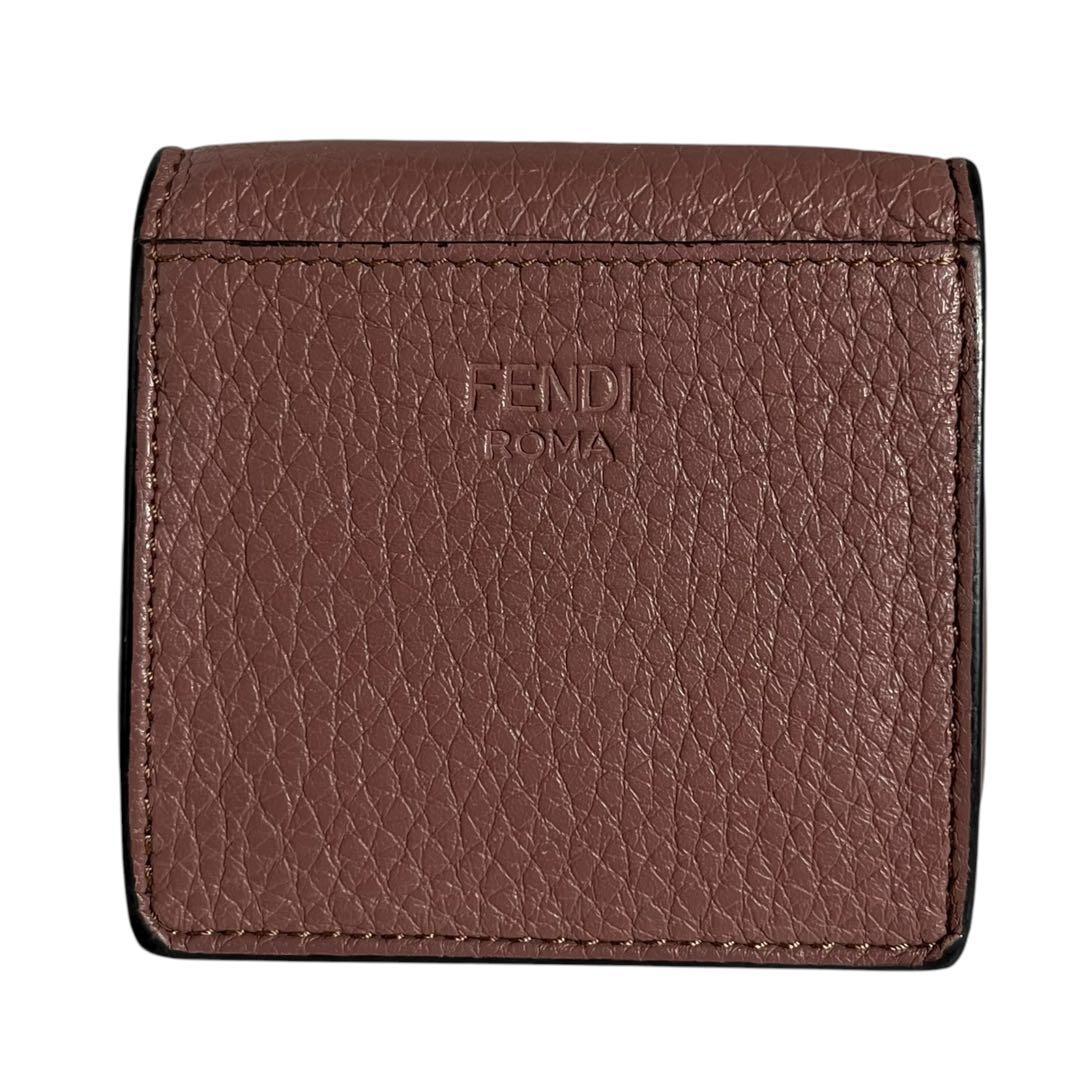 レア✨フェンディ ケース ピーカブー ターンロック レザー ピンク