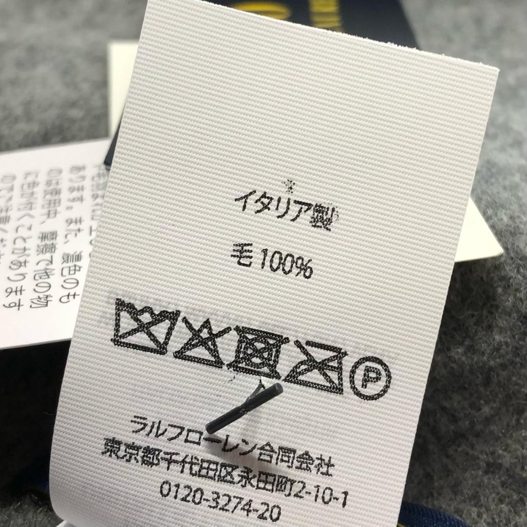 ラルフローレン マフラー タグ付き未使用 グレー ユニセックス