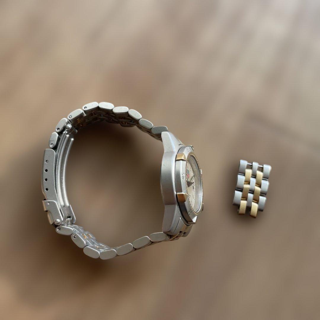 W*L様 【動作未確認】タグ・ホイヤー クォーツ腕時計 シルバー/ゴールド バン