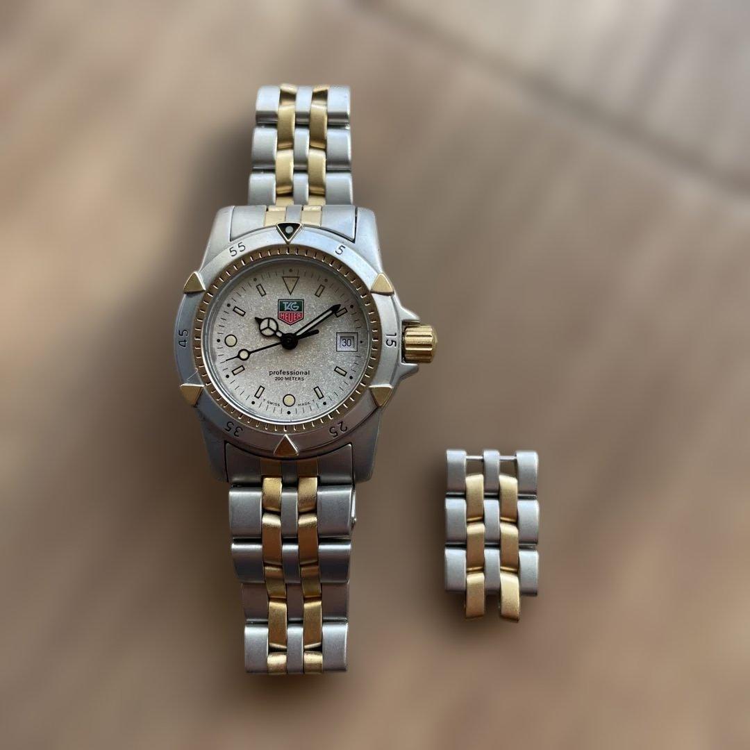 W*L様 【動作未確認】タグ・ホイヤー クォーツ腕時計 シルバー/ゴールド バン