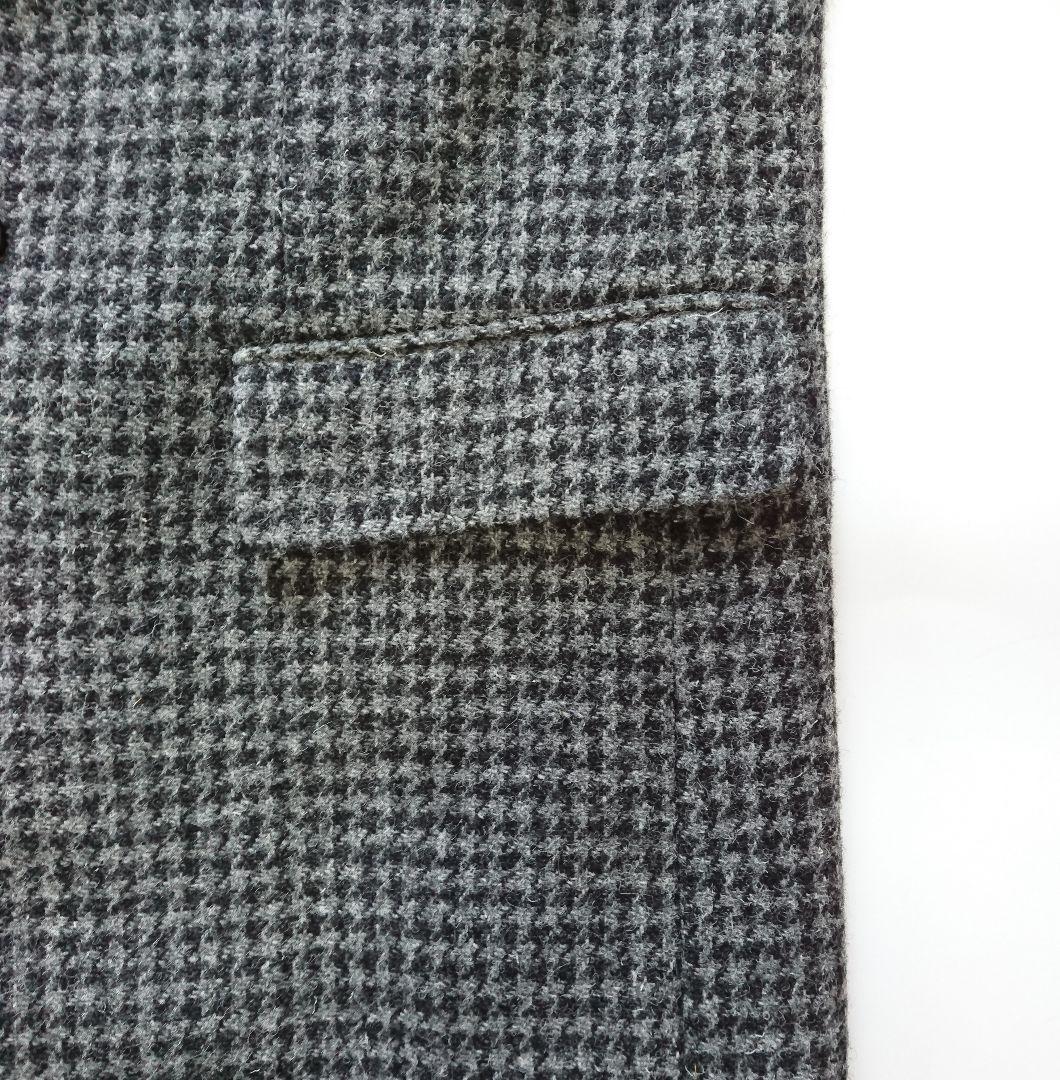 ハリスツイード✨アーバンリサーチ チェスターコート M グレー 千鳥格子 ウール