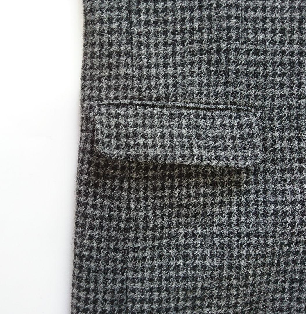 ハリスツイード✨アーバンリサーチ チェスターコート M グレー 千鳥格子 ウール