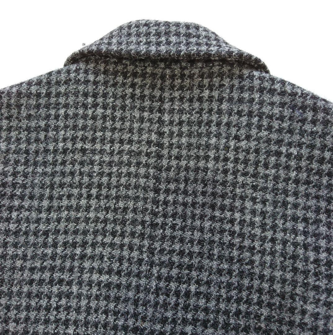 ハリスツイード✨アーバンリサーチ チェスターコート M グレー 千鳥格子 ウール