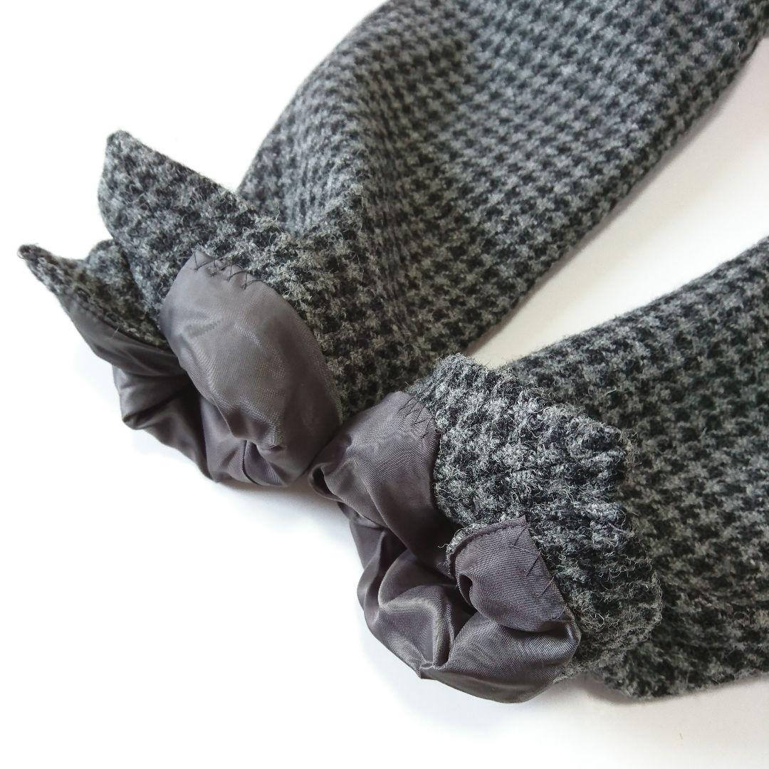 ハリスツイード✨アーバンリサーチ チェスターコート M グレー 千鳥格子 ウール